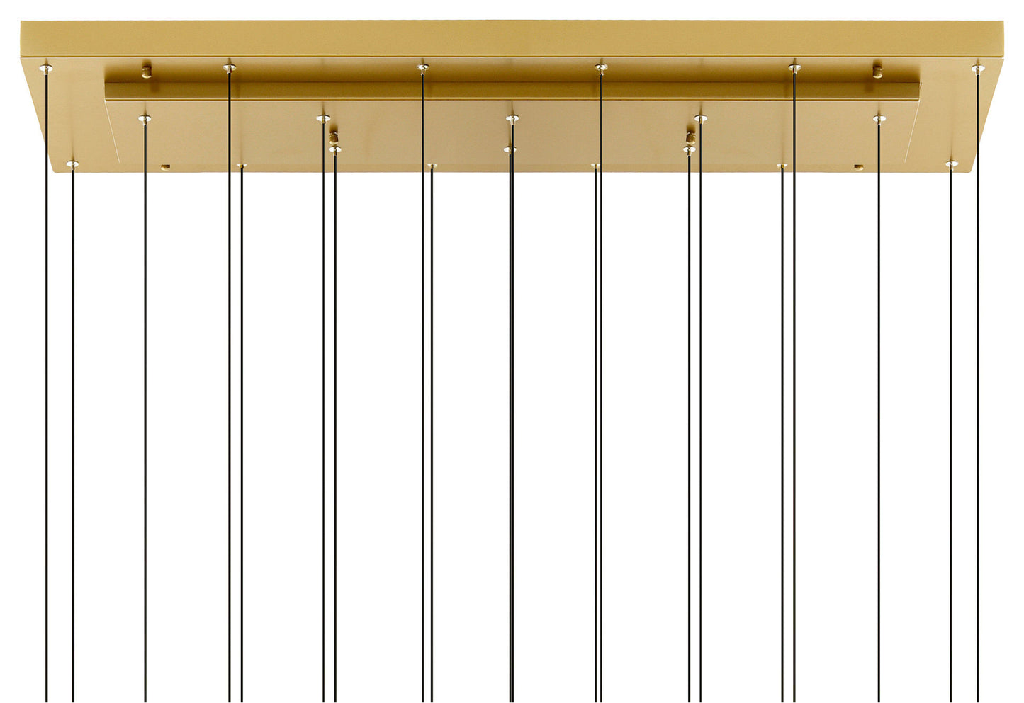 CWI LIGHTING 1588P48-10-624 Stagger Integrated LED Brass ChandelierBy CWI Lighting