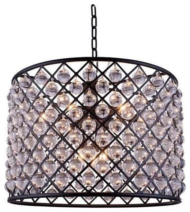 Elegant Lighting Madison 28" 8 Light Royal Crystal Pendant LampBy Elegant Furniture & Lighting