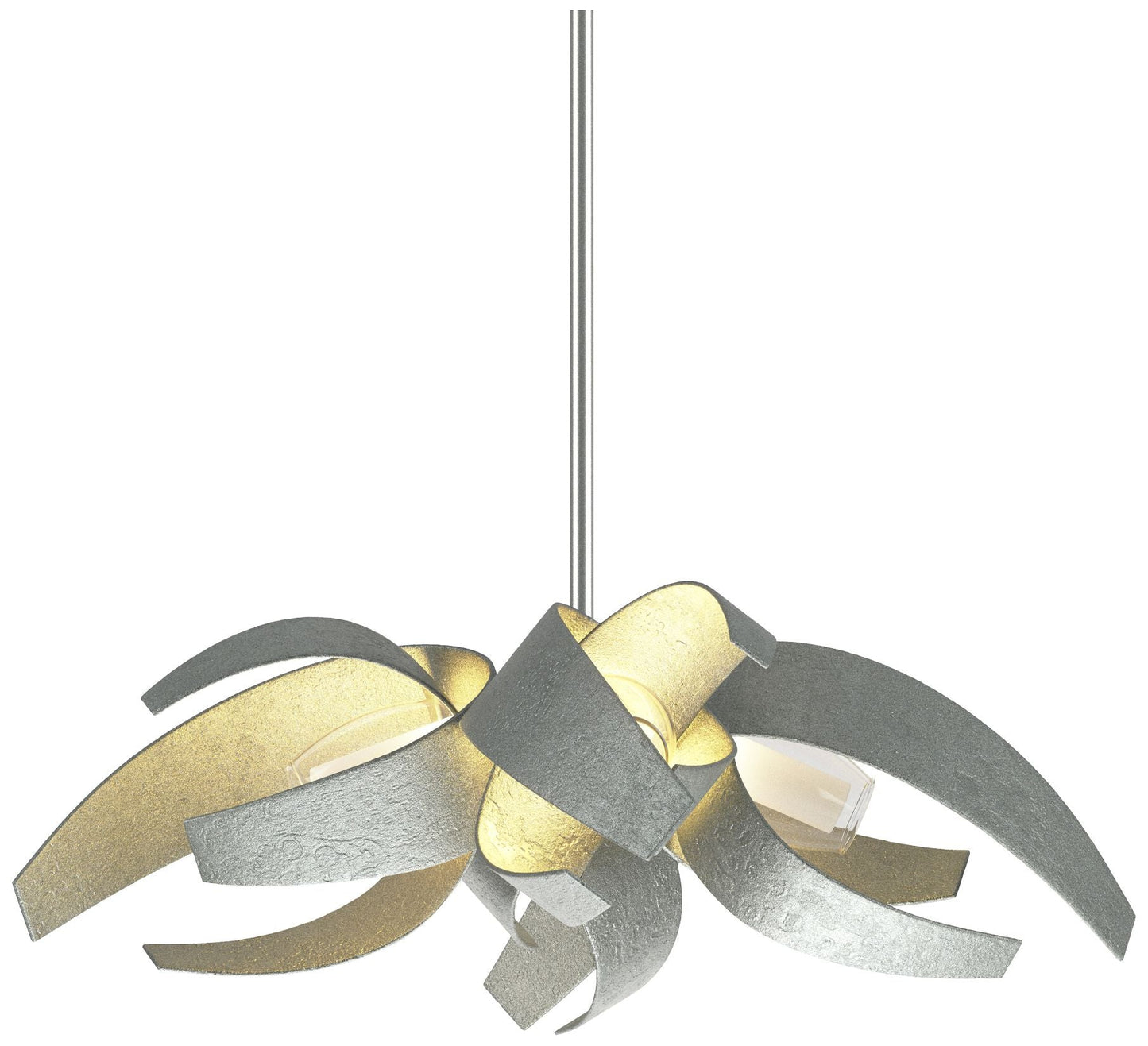 Corona 18.25"W Small Long Pendant w/ Frosted Shade