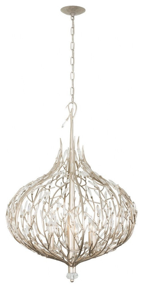 Varaluz Lighting Bask - Six Light Pendant, Gold Dust FinishBy Varaluz