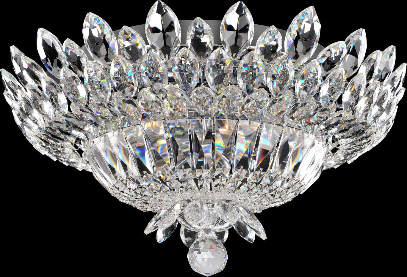 Belluno Flush Mount, Chrome, 33"By KALCO LIGHTING