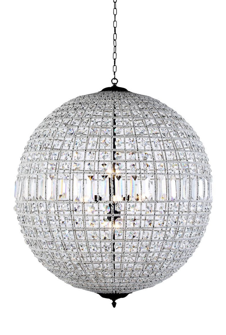 1205 Olivia Collection Pendant Lamp,36"x50.5", Dark BronzeBy Elegant Furniture & Lighting