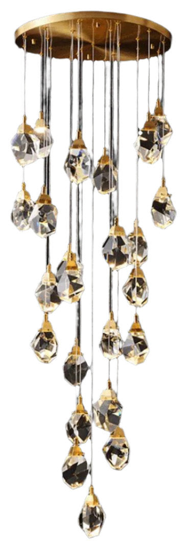 Diamante Crystal Pendant Chandelier, 20 LightsBy Morsale.com