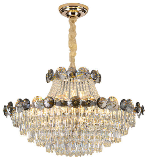 Gioro Contemporary Chandelier, Diameter 32", 80cmBy Morsale.com