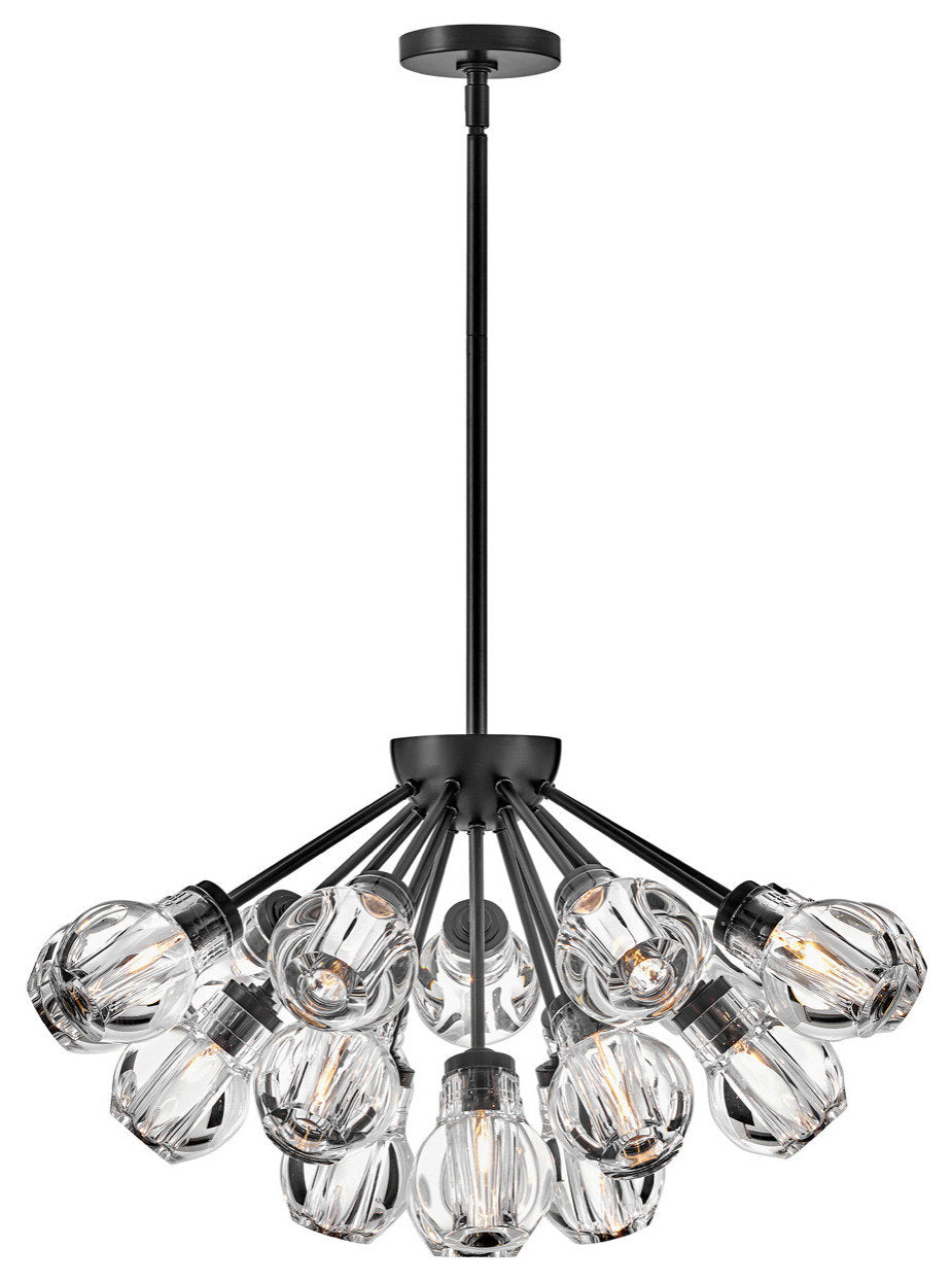Elise 19 Light Pendant, BlackBy Hinkley