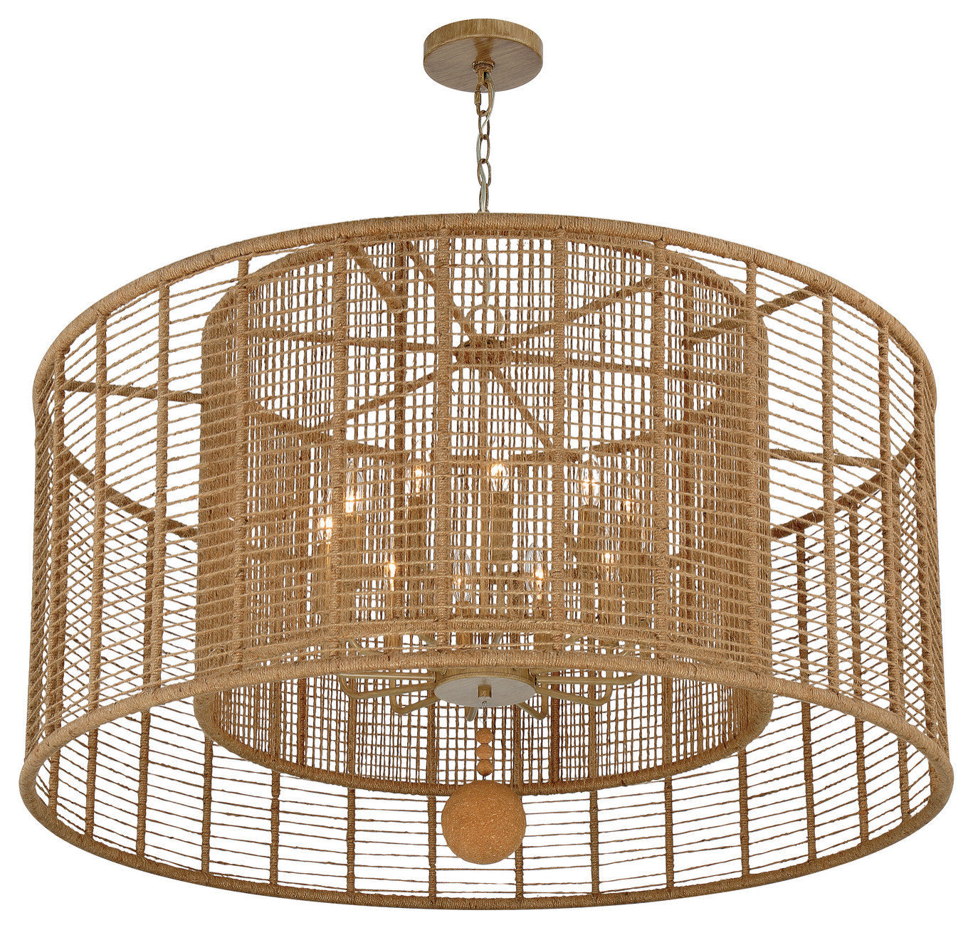 Crystorama JAY-A5009-BS Jayna 12-Light Burnished Silver ChandelierBy Crystorama Lighting