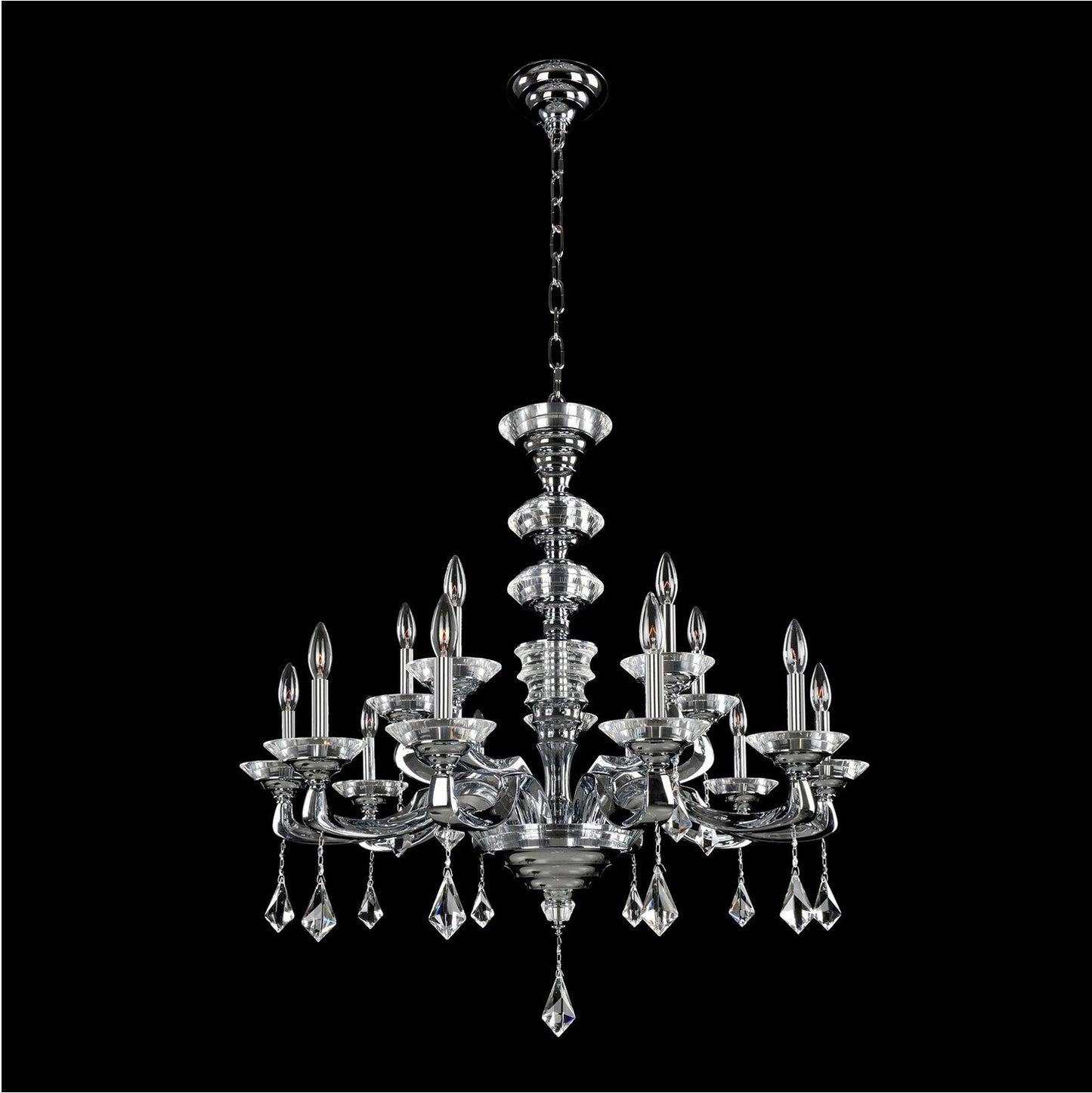 Allegri Crystal, Cosimo 15 Light ChandelierBy Allegri Crystal by Kalco Lighting