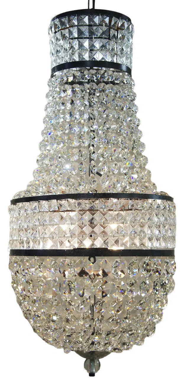 Anna Black Steel ChandelierBy Noir
