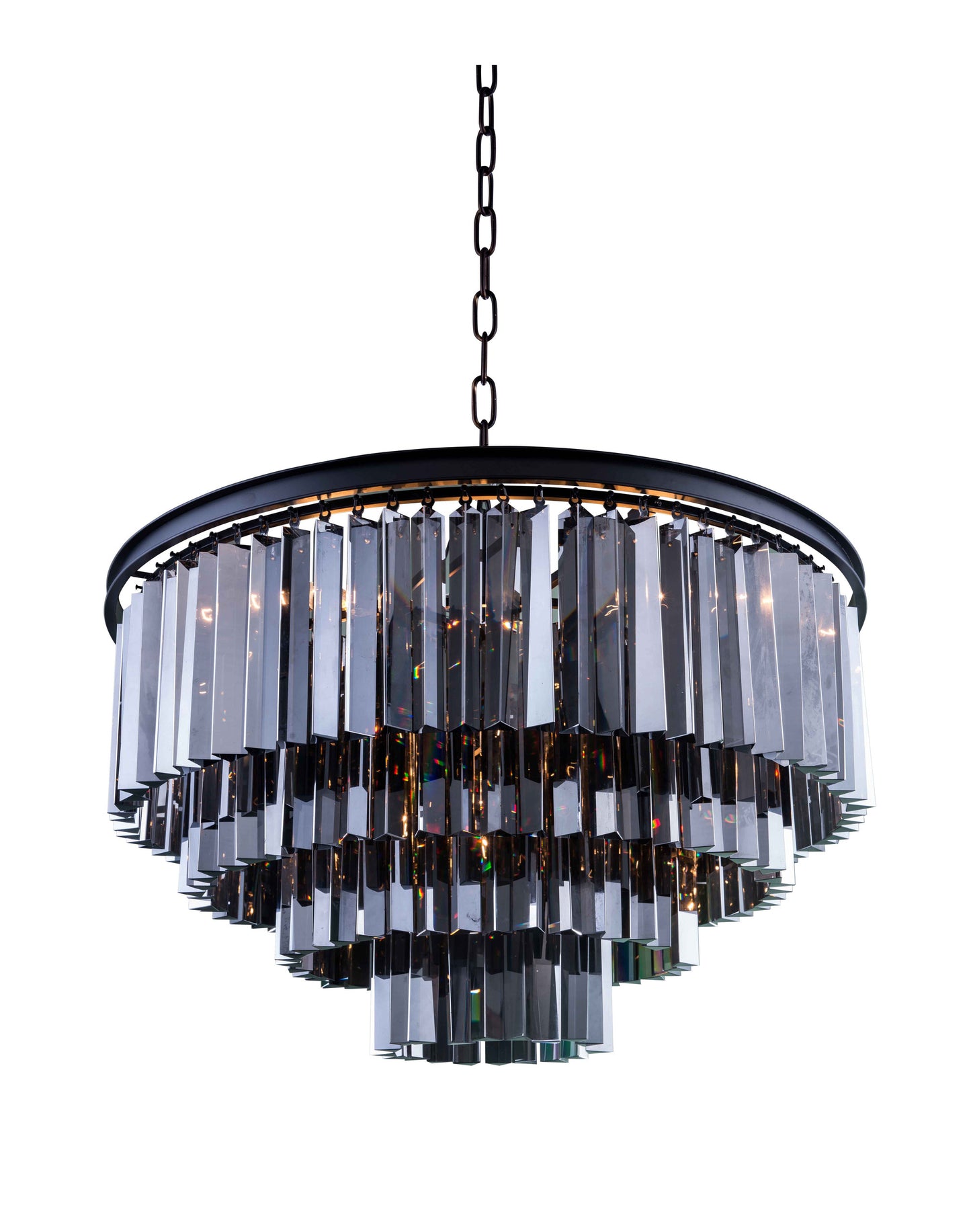 Elegant 1201 Sydney Collection Chandelier, Mocha BrownBy Elegant Furniture & Lighting