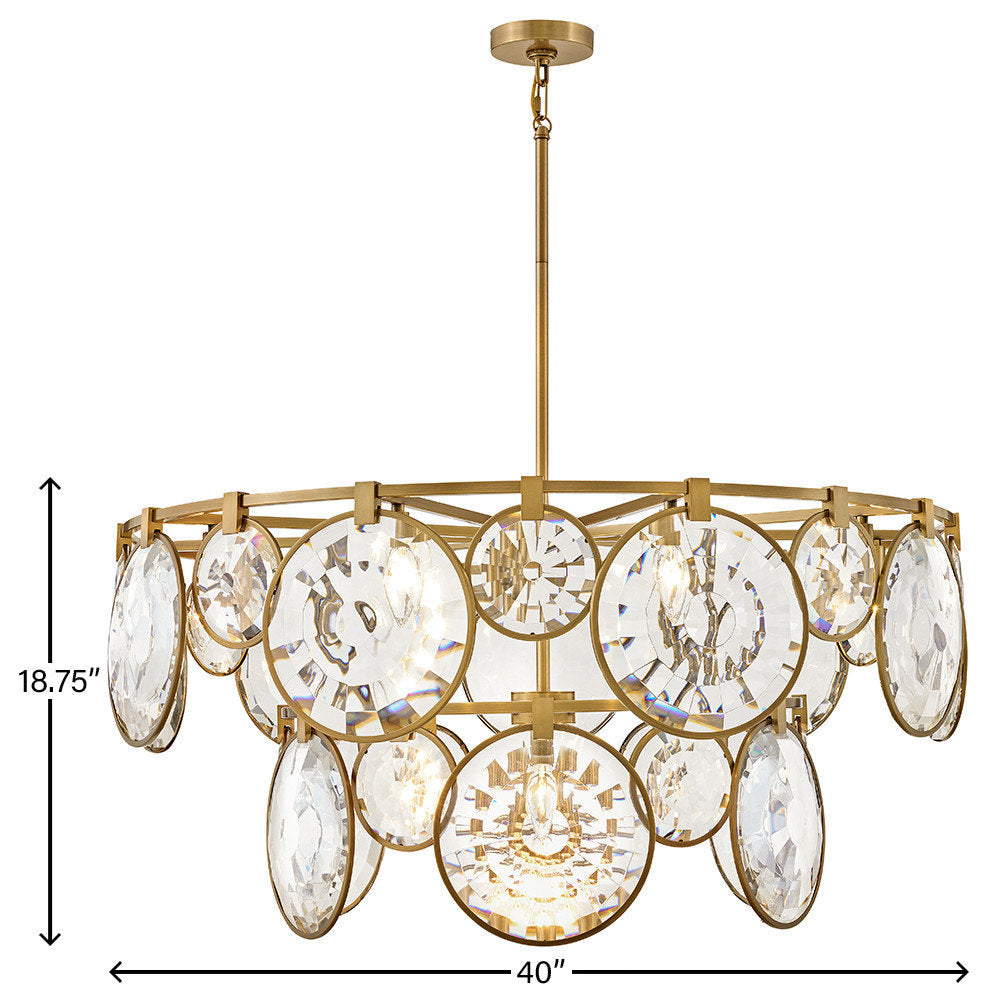 Fredrick Ramond Nala Large Multi Tier, Heritage BrassBy Hinkley