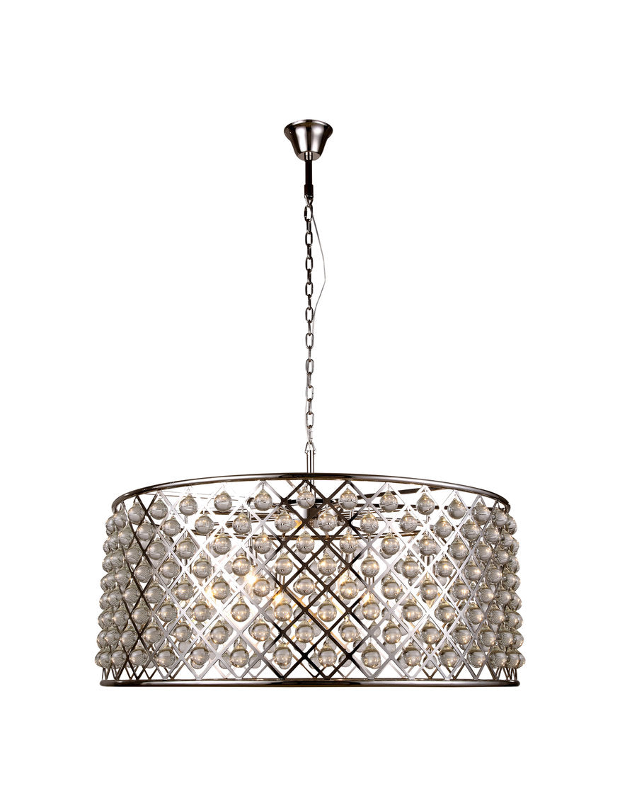 1213 Madison Collection Pendant Lamp,43.5''x18.25'',Polished NickelBy Elegant Furniture & Lighting