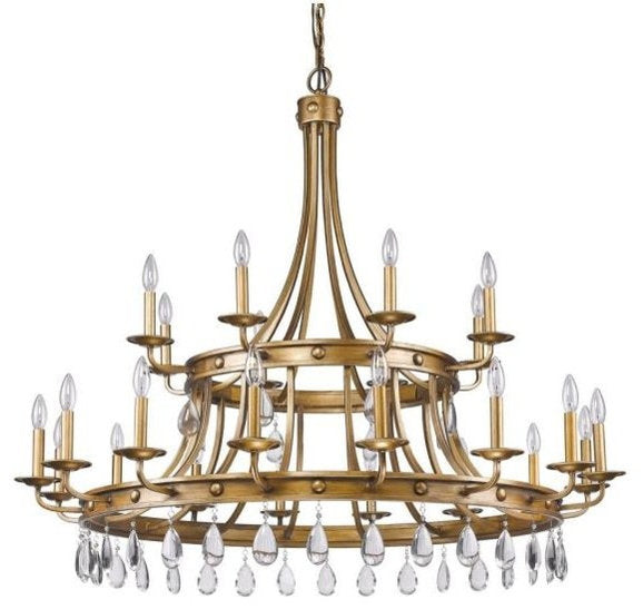 Acclaim Lighting IN11028AG Krista - Twenty-Four Light 2-Tier ChandelierBy Acclaim Lighting