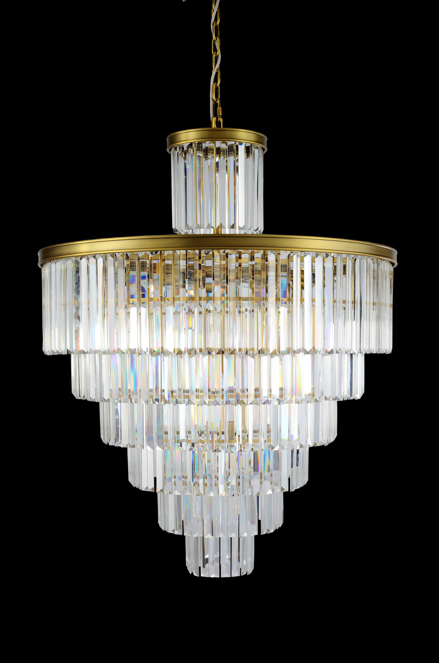 Artistry Lighting Edgewood Collection Hanging Crystal Chandelier 32x40By Artistry Lighting