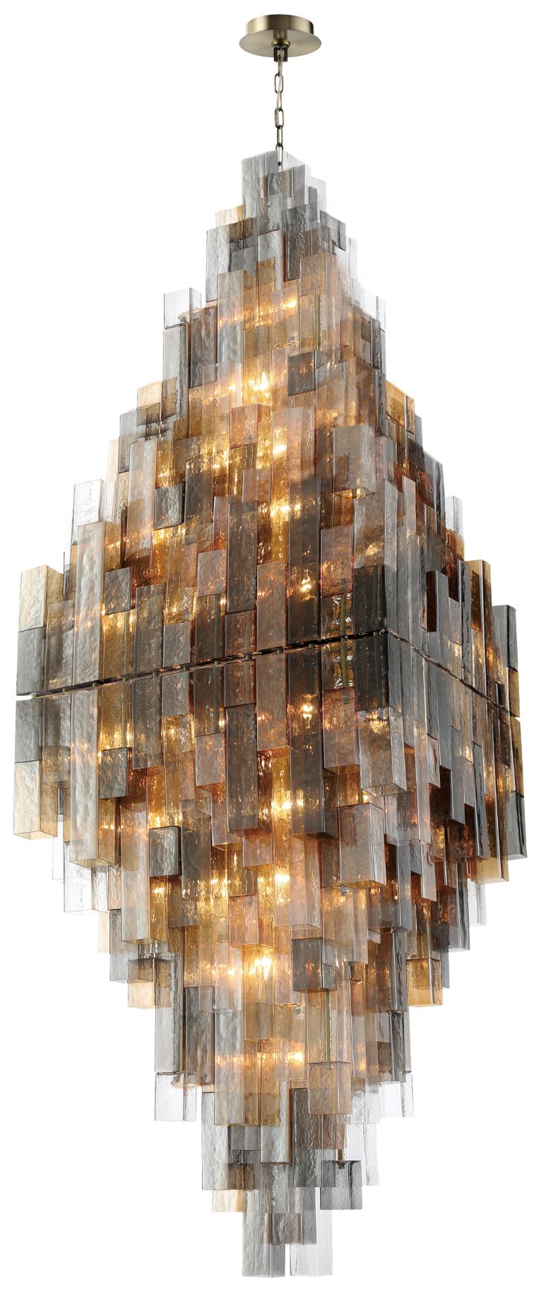 fase Altesa 96" Chandelier Chrome