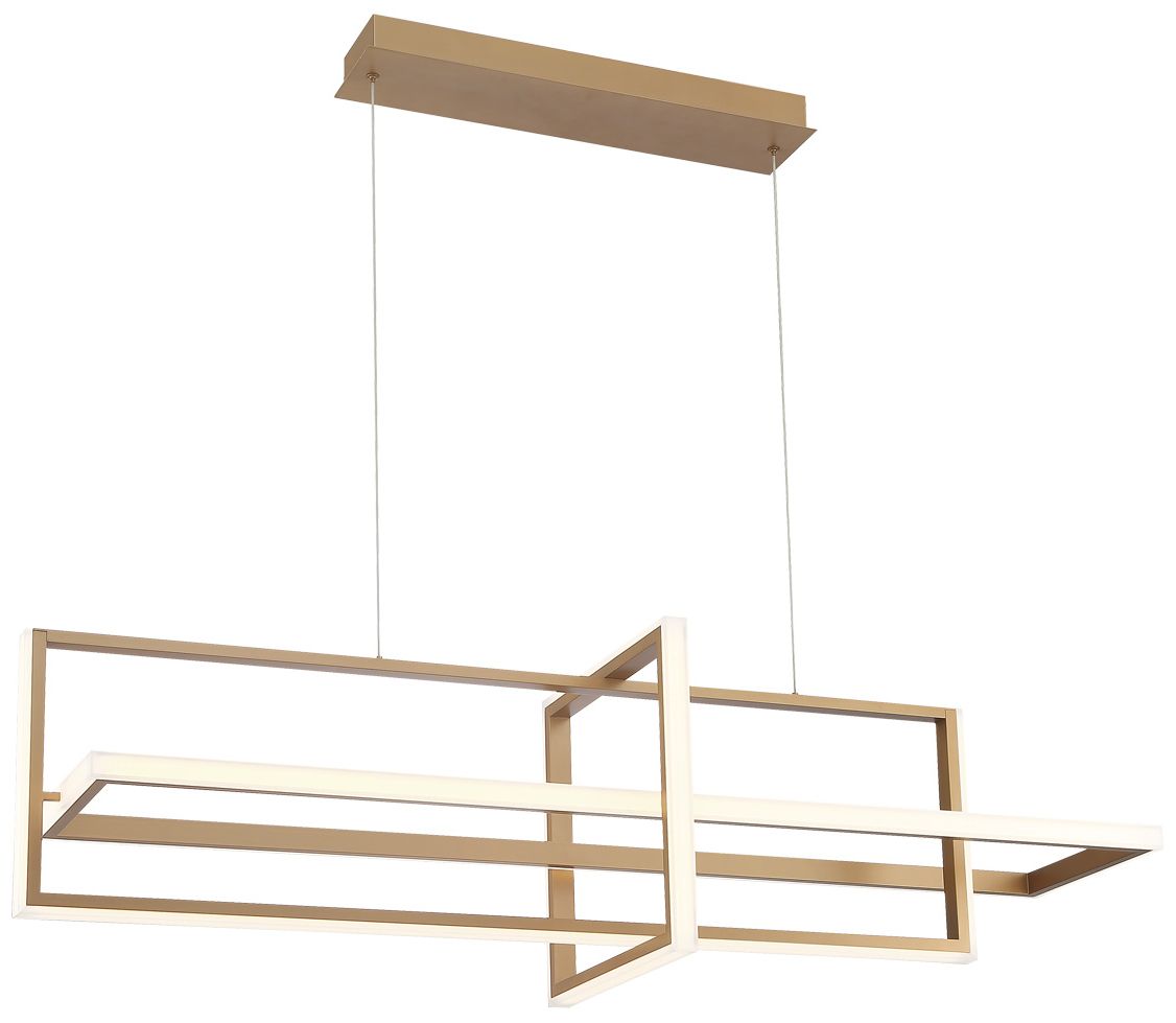 fase Bordo 15.75 In. x 15.75 In. Integrated LED Chandelier in Gold