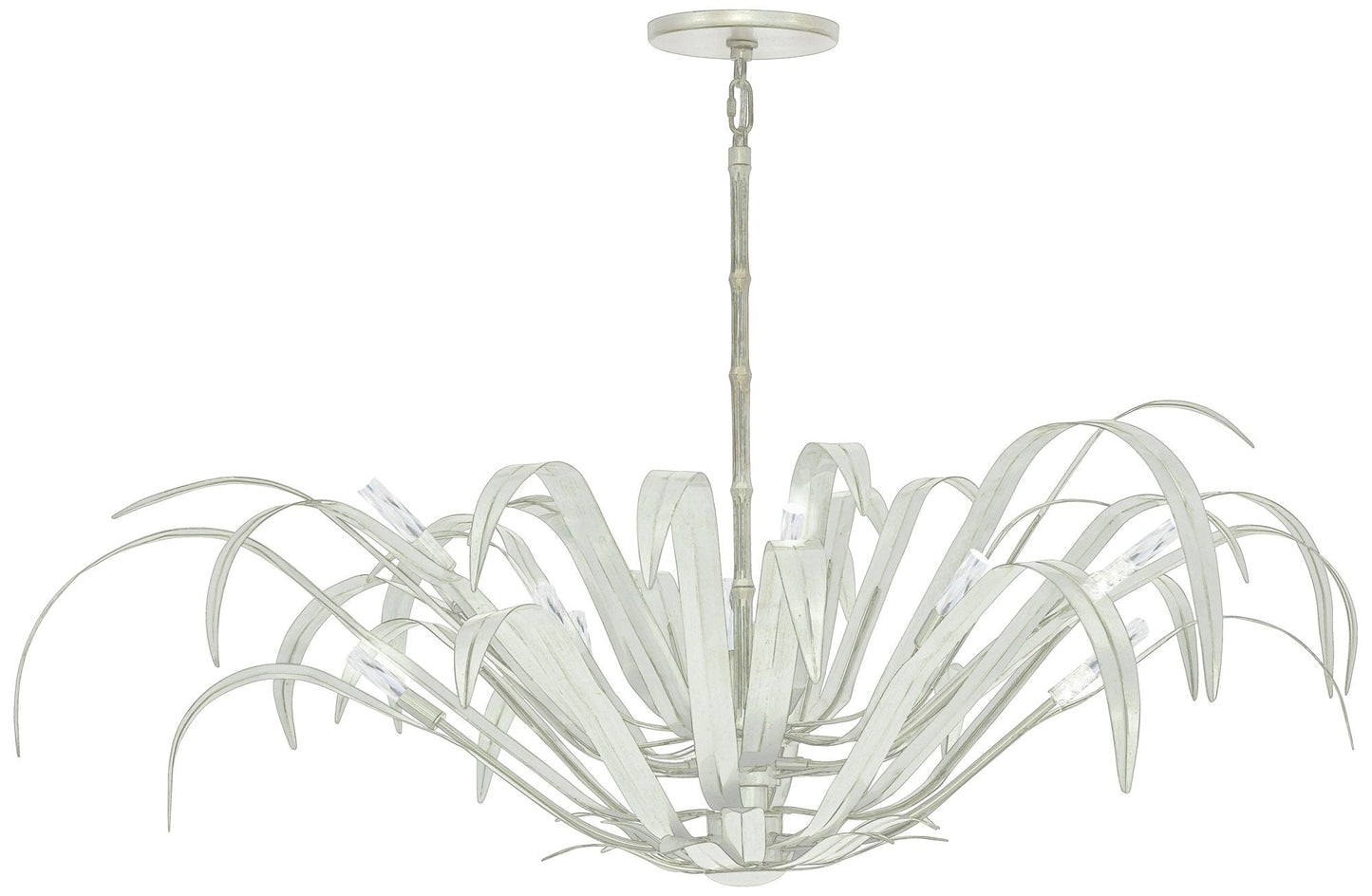 Eurofase Kagra 12 Light 21" Pendant in Distressed White