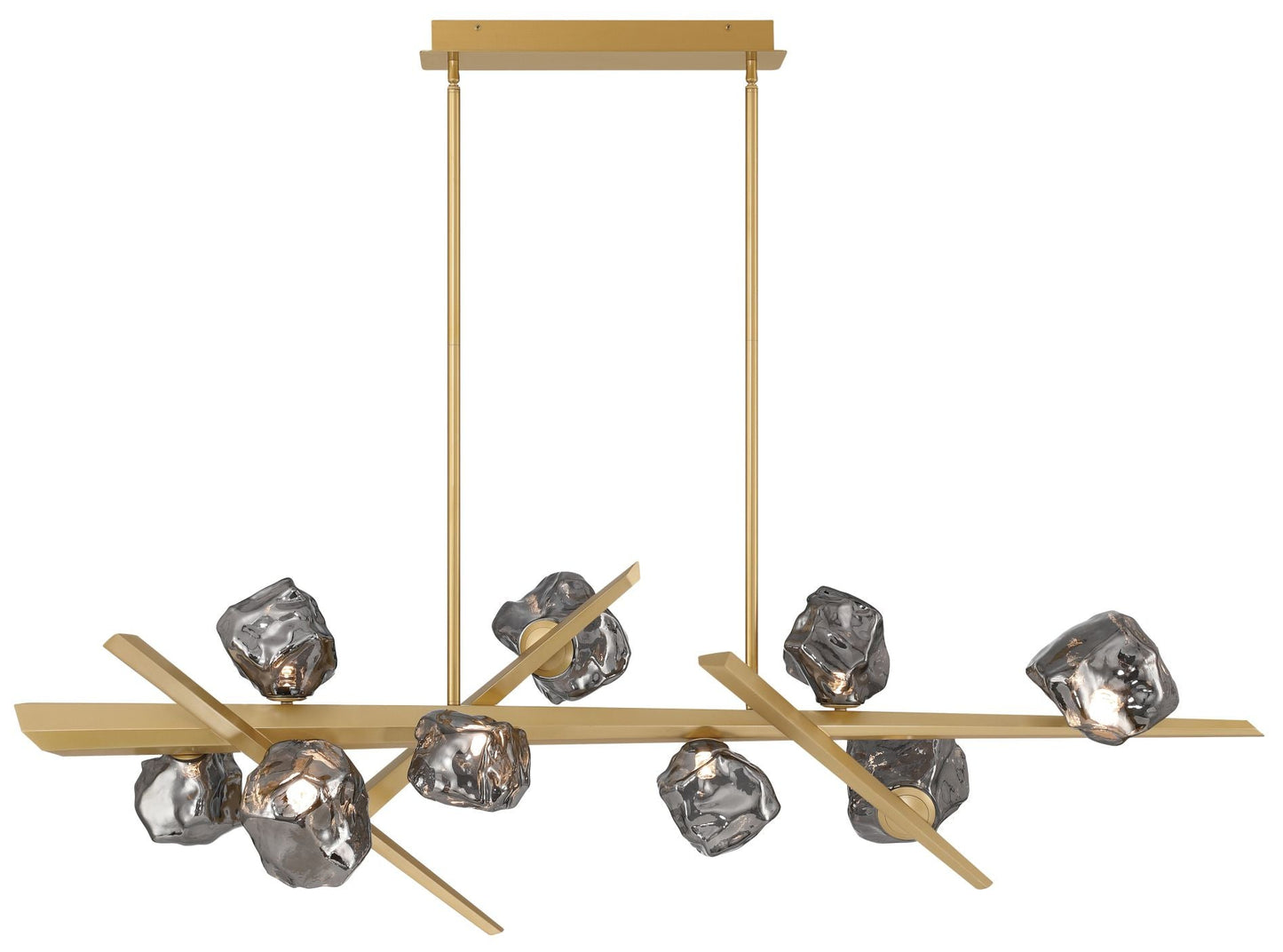 fase Thorah 59" LED Chandelier Gold