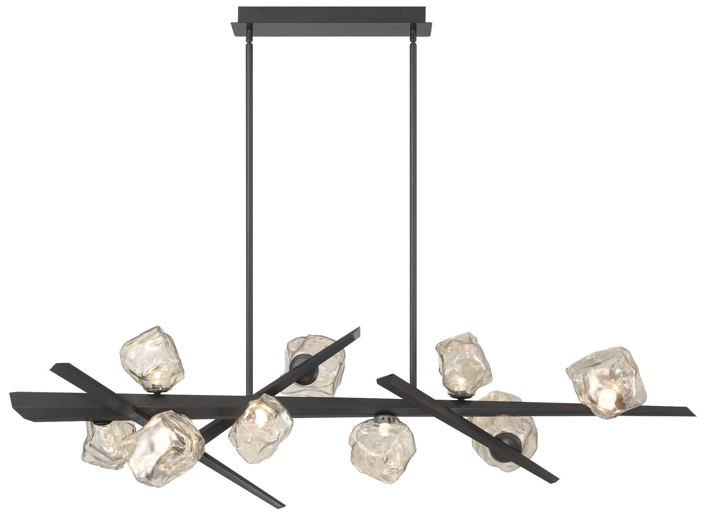 fase Thorah 59" LED Chandelier Graphite
