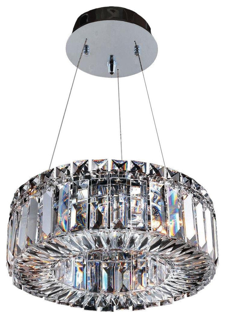 Elegant Rondelle Crystal ChandelierBy KALCO LIGHTING