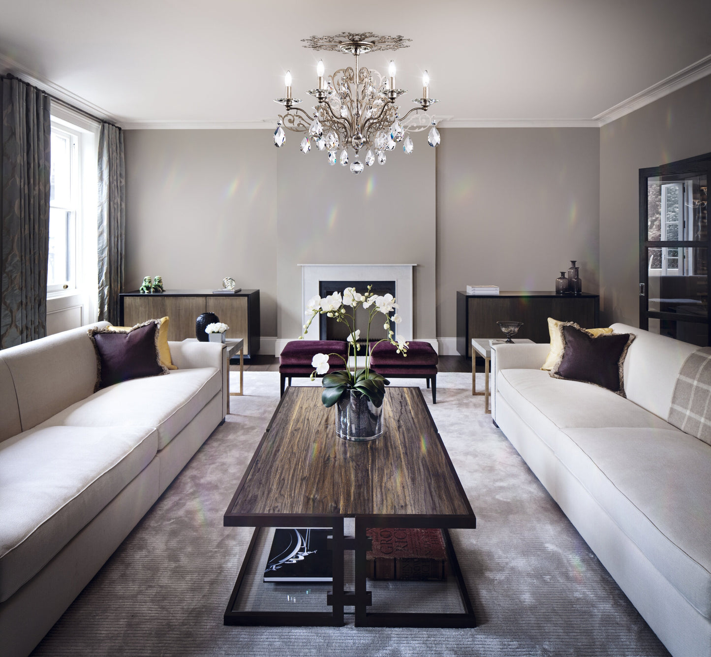 Filigrae 6-Light Chandelier, Etruscan GoldBy Schonbek
