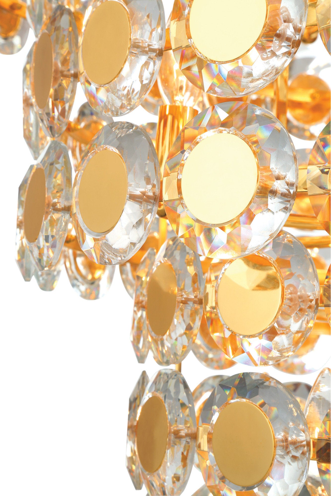 Perrene 24-Light Chandelier, GoldBy Eurofase Lighting