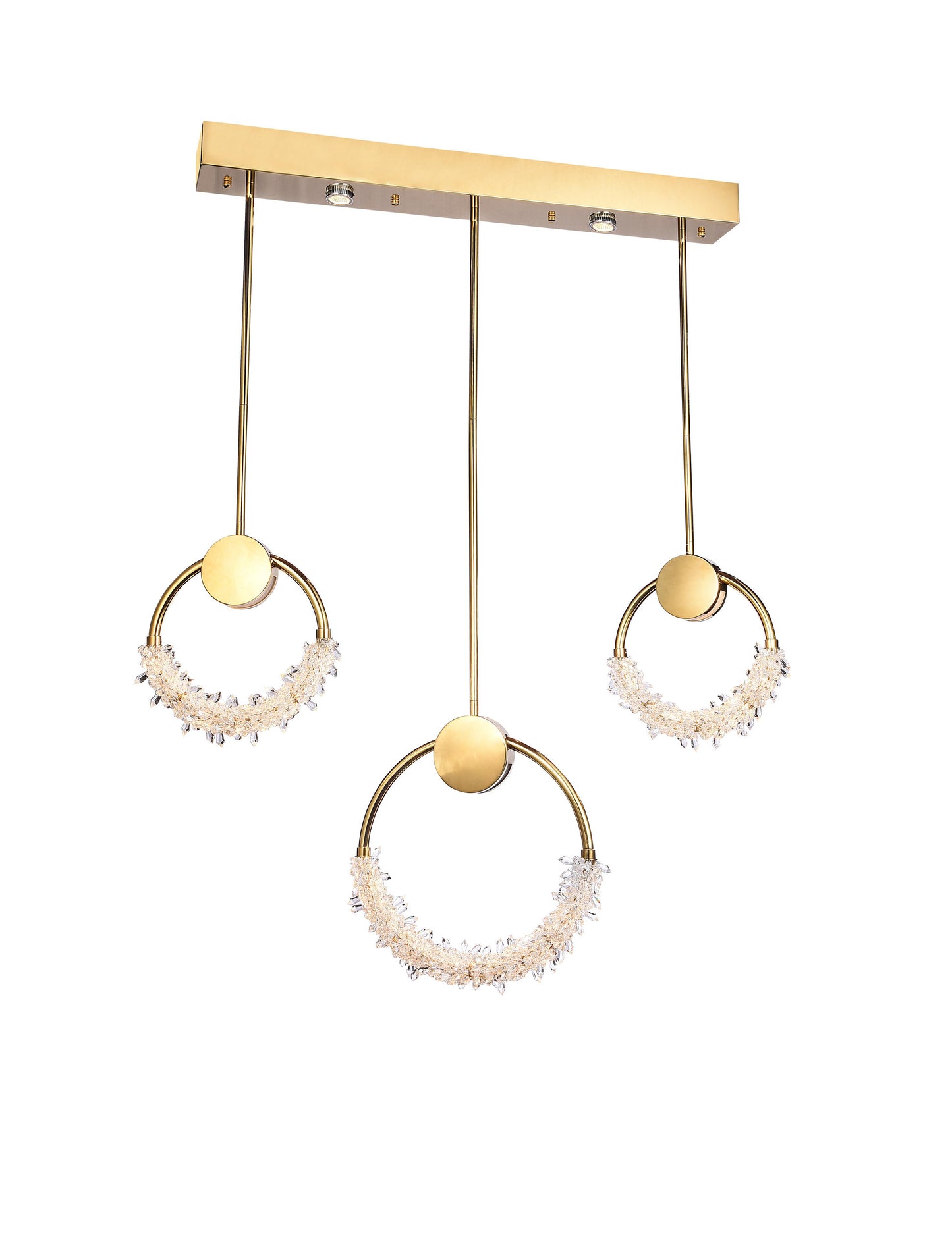 BETHEL INTERNATIONAL BU09C47G LED PENDANT LIGHT,GoldBy Bethel Intl.