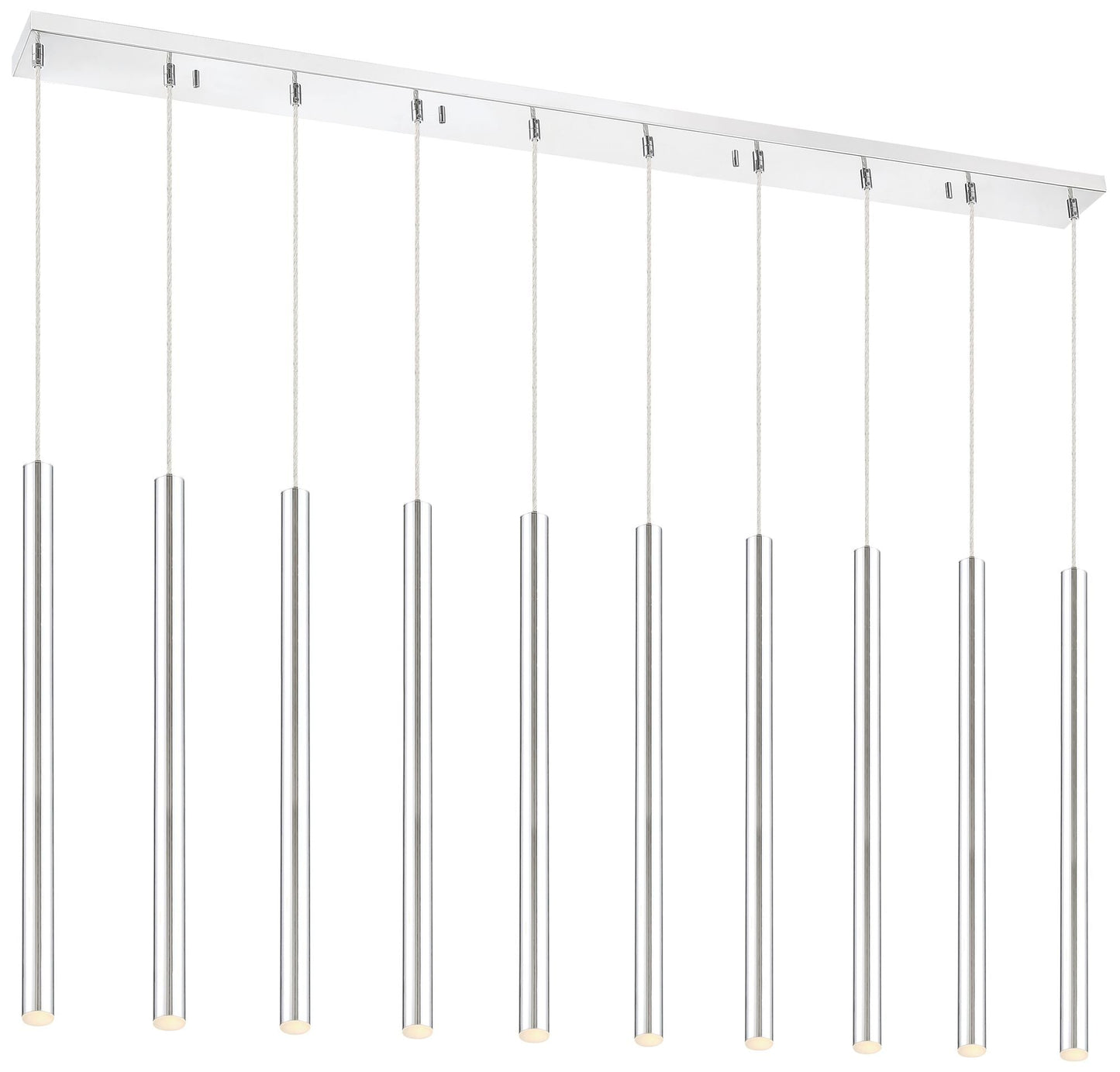Forest by Z-Lite Chrome 10 Light Island Pendant