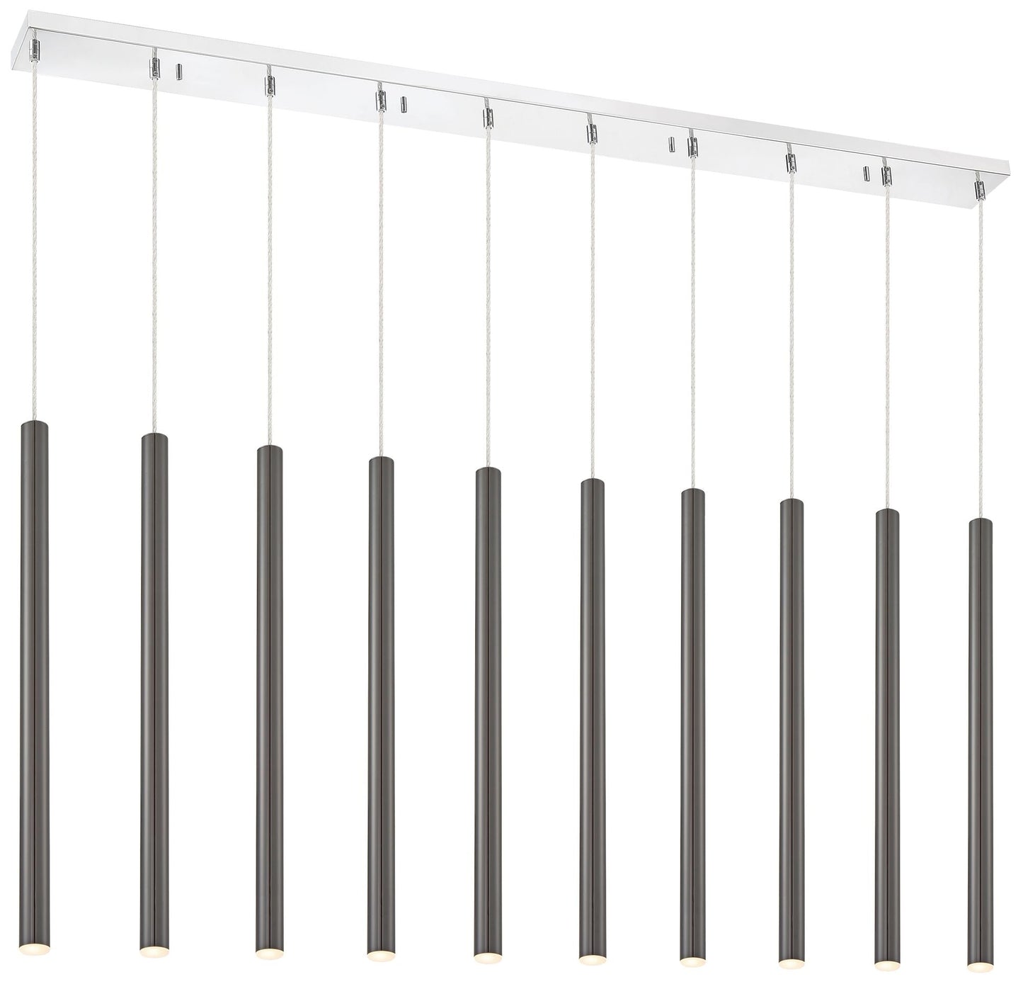 Forest by Z-Lite Chrome 10 Light Island Pendant