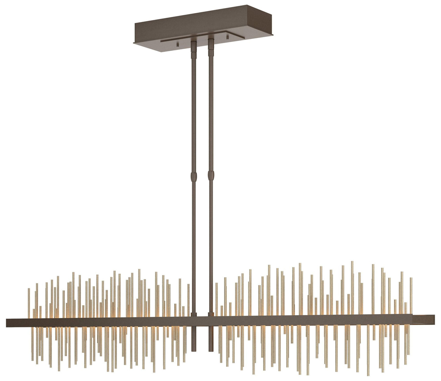 Gossamer 51.9" Wide Large Bronze And Soft Golds LED Pendant