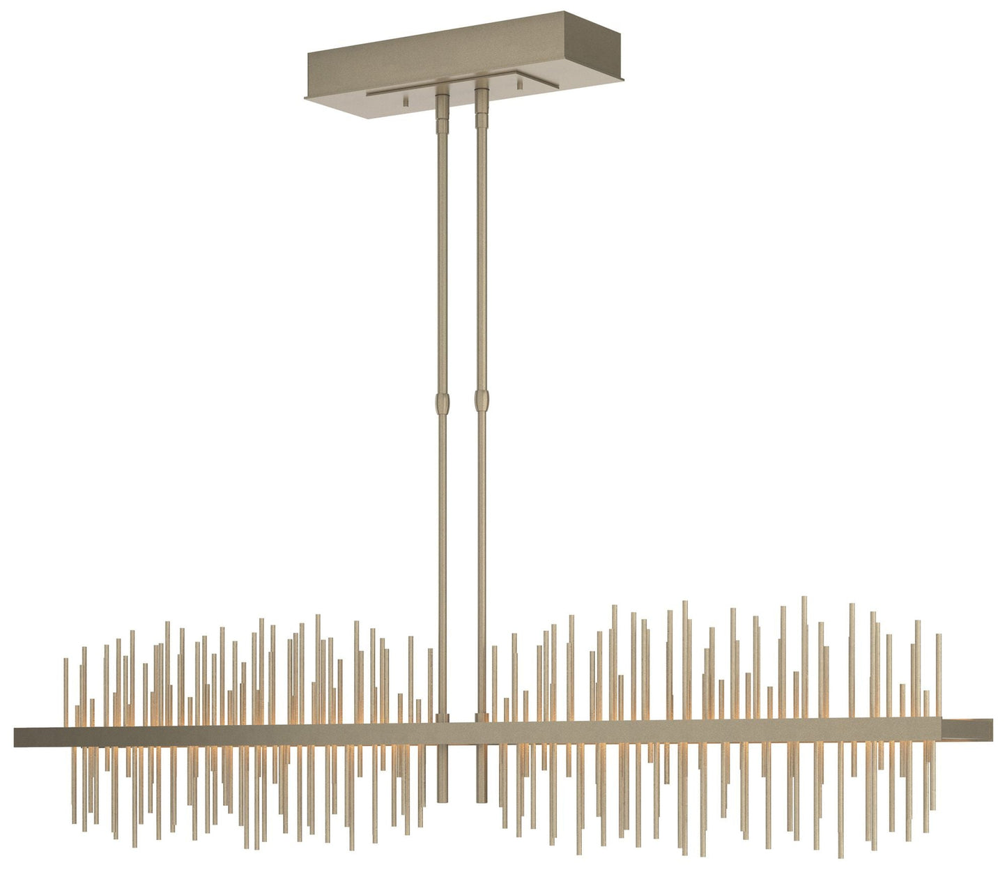 Gossamer 51.9" Wide Large Soft Gold And Soft Golds LED Pendant