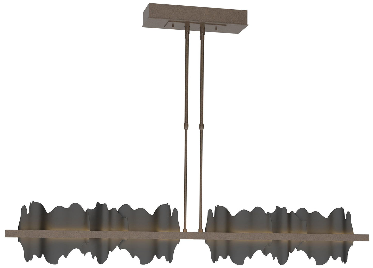 Hildene 51.9" Bronze & Black Short LED Pendant