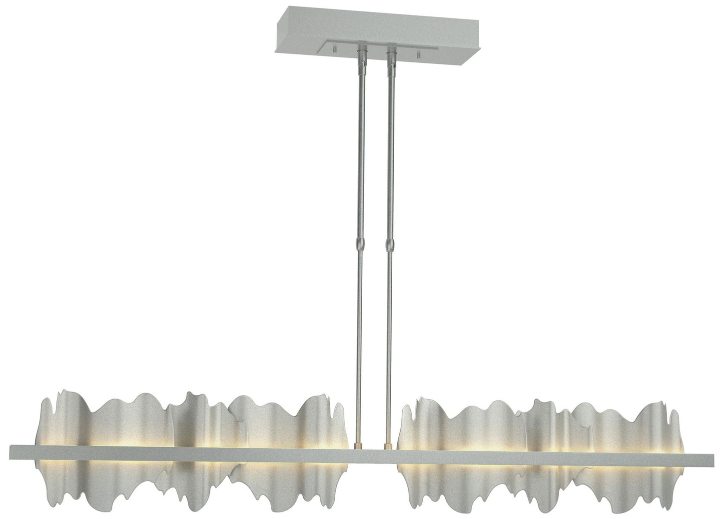 Hildene 51.9" Wide Large Vintage Platinum LED Pendant