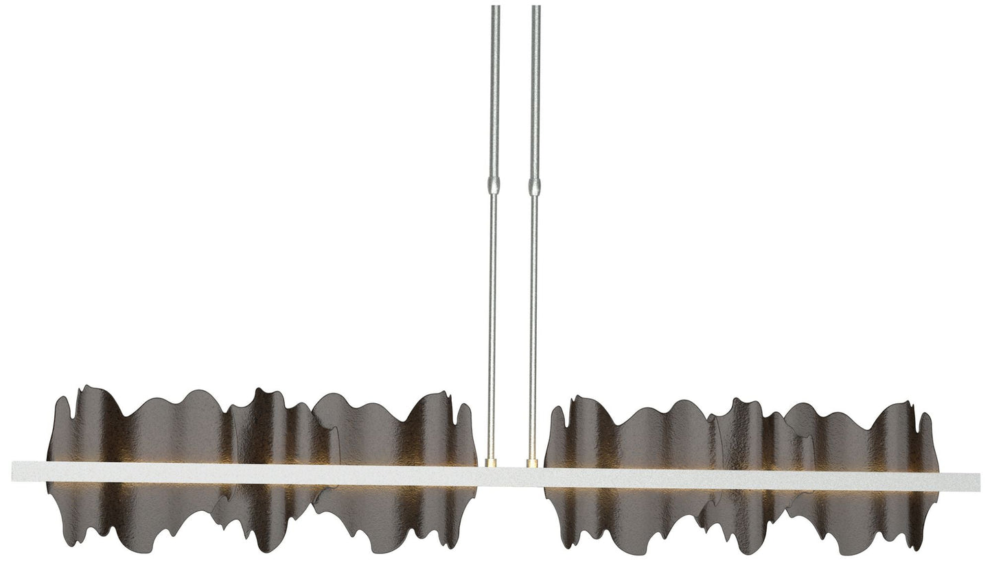 Hildene 51.9"W Oil Rubbed Bronze Accented Long LED Pendant