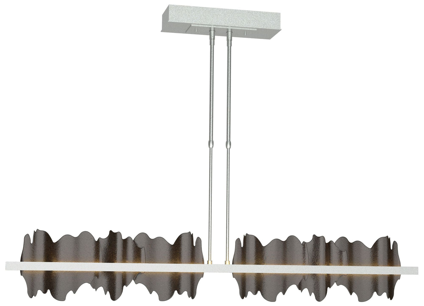 Hildene 51.9"W Oil Rubbed Bronze Accented Standard LED Pendant