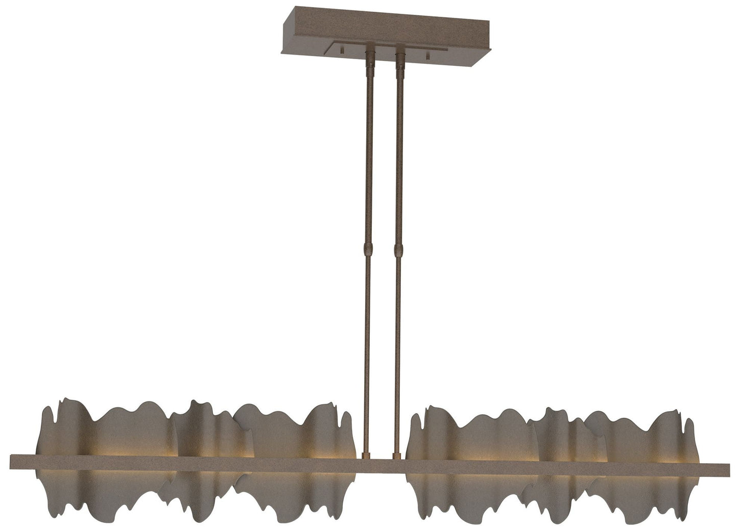 Hildene Large LED Pendant - Bronze - Dark Smoke