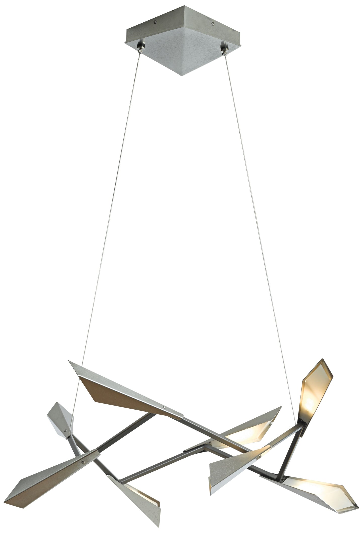 Hubbardton Forge Quill 34"W Adjustable LED Pendant Light