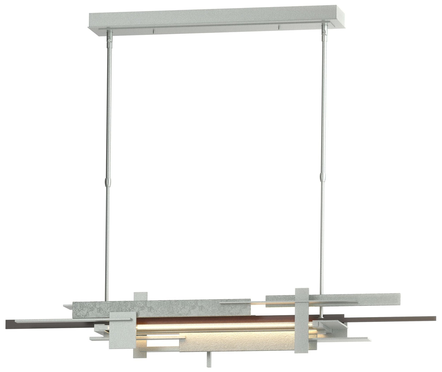Planar 48.3"W Oil Rubbed Bronze Accented Standard LED Pendant