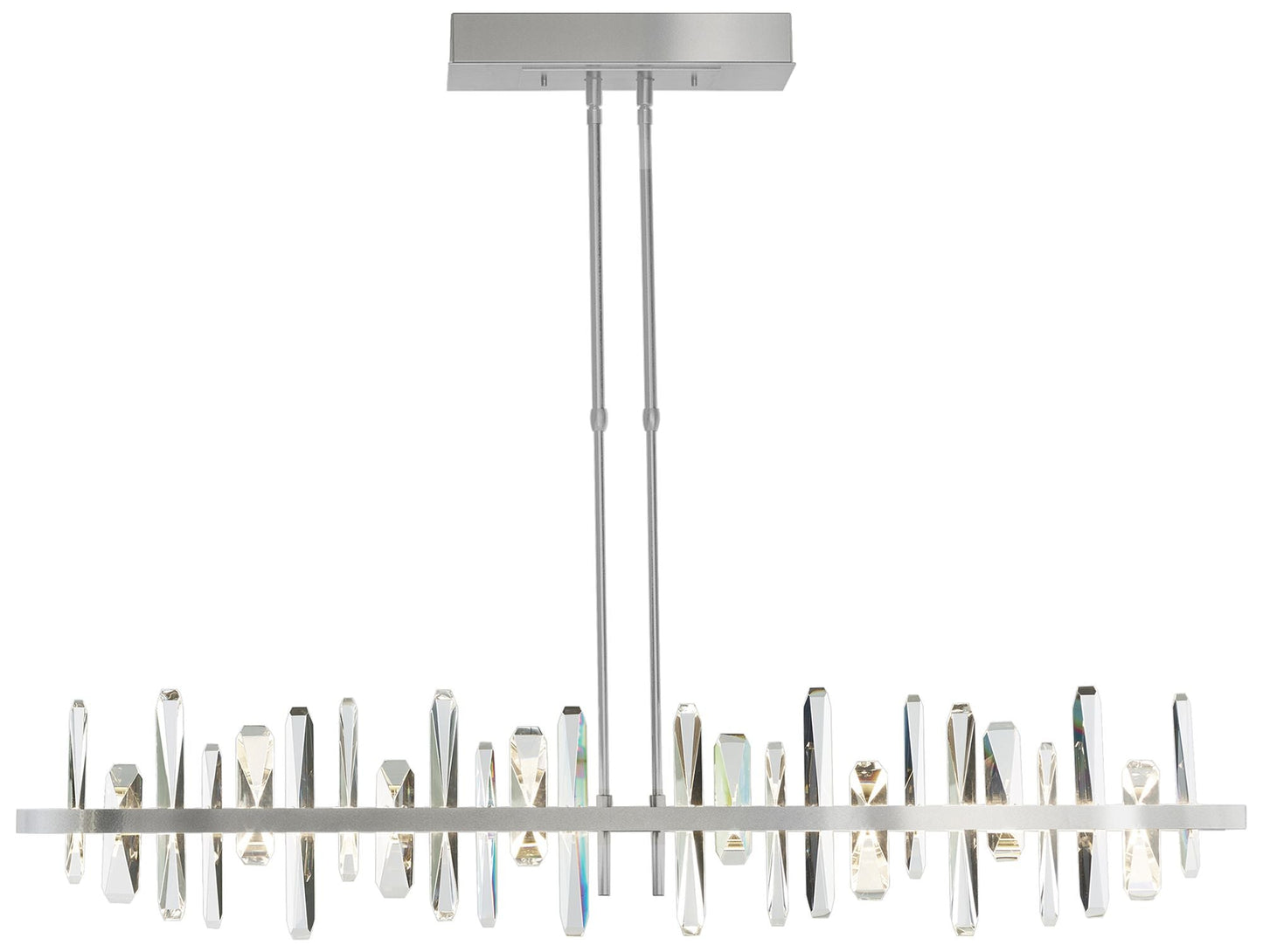 Solitude 51.9" Wide Large Sterling LED Pendant