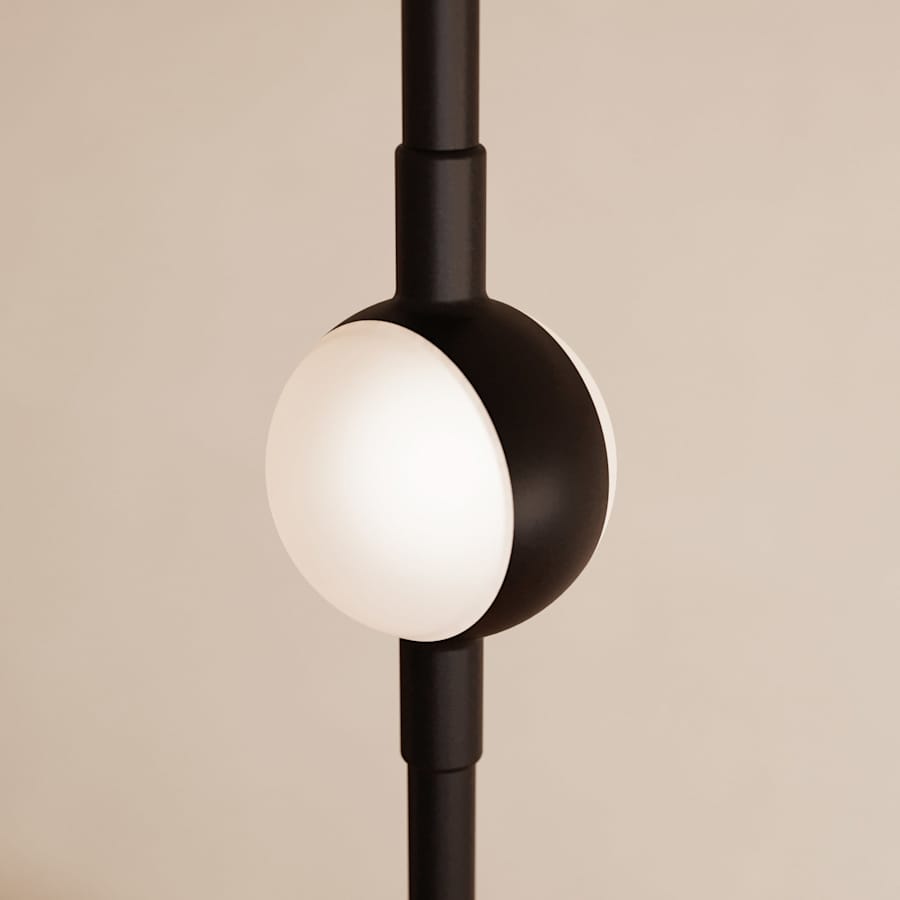 Sonneman Constellation 12" Wide LED Multi Light Pendant with White Optical Acrylic Shades and 120" Cable - 2200K