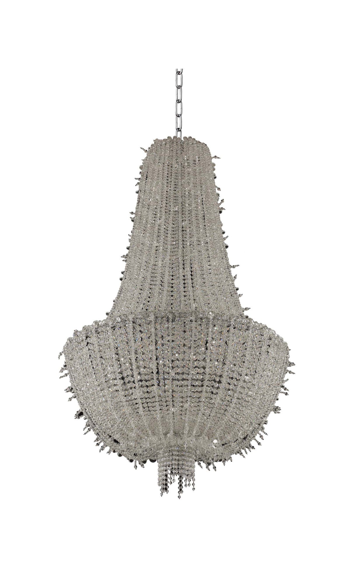 Cielo 31x53" 15-Light Modern Large Pendants by AllegriBy Allegri Crystal by Kalco Lighting