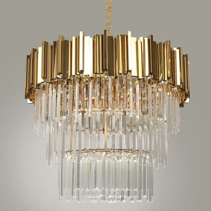 Gio Collection Crystal Chandelier, Diameter 40"By MORSALE