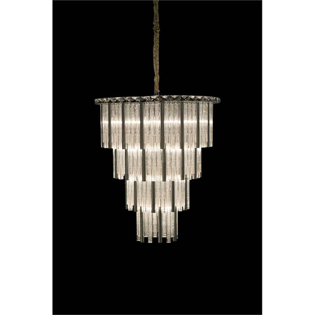 Michael Amini Chimes 15-Light Crystal Chandelier - SilverBy Michael Amini