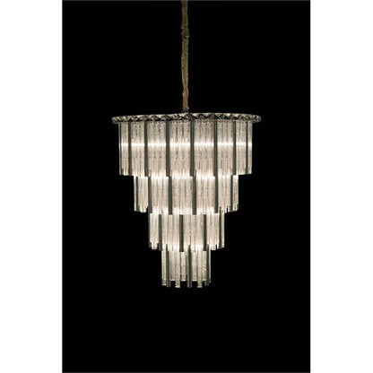 Michael Amini Chimes 15-Light Crystal Chandelier - SilverBy Michael Amini