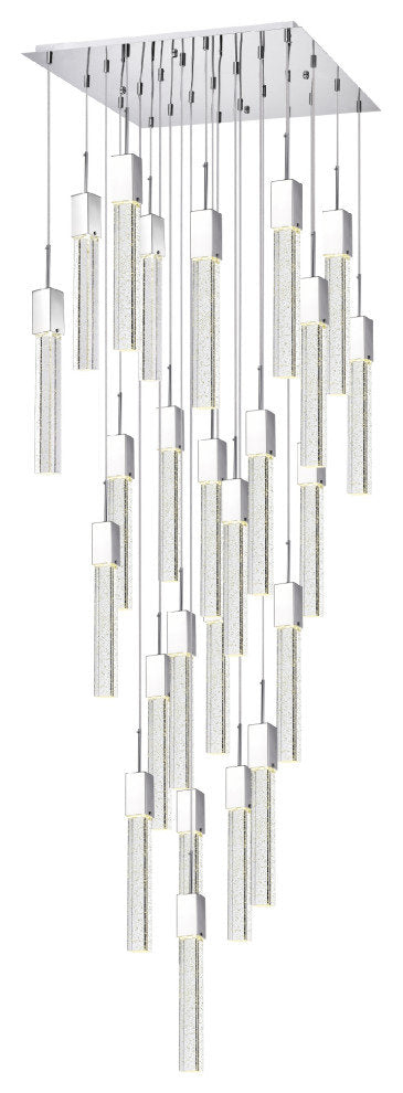 Rectangular Crystal Chandelier // XL 25 LightBy Finesse Decor