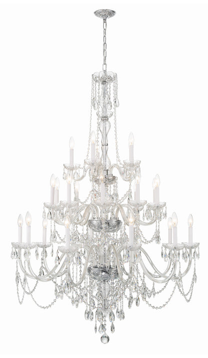 Traditional Crystal 25-Light Polished Chrome ChandelierBy Crystorama Lighting