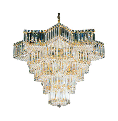 Equinoxe 31-Light Chandelier in Rich Auerelia Gold With Clear Gemcut CrystalBy Schonbek