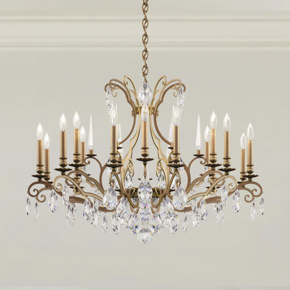 Schonbek Rn3892N-23H 18 Light Crystal Chandelier, Etruscan GoldBy Schonbek