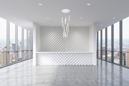 Home Living 30" Chandelier, ChromeBy Home Living