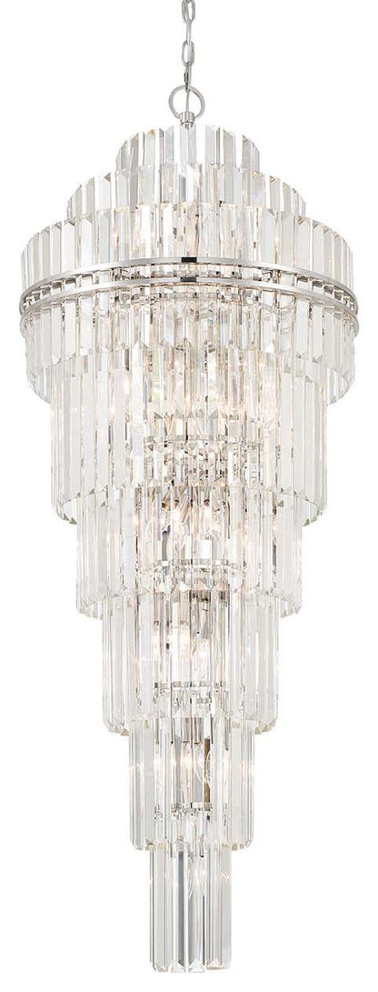 Crystorama Lighting Group HAY-1419 Hayes 31 Light 24"W Crystal - PolishedBy Crystorama Lighting