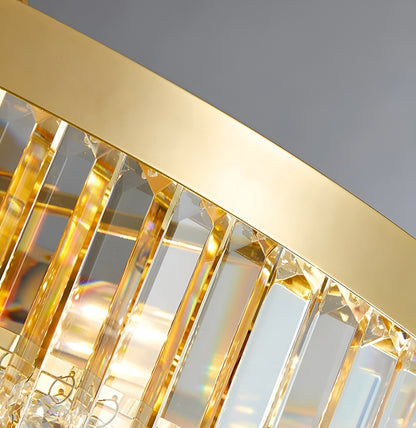 Affi | Contemporary crystal ceiling chandelier, 31.5"By Miron Demid LLC